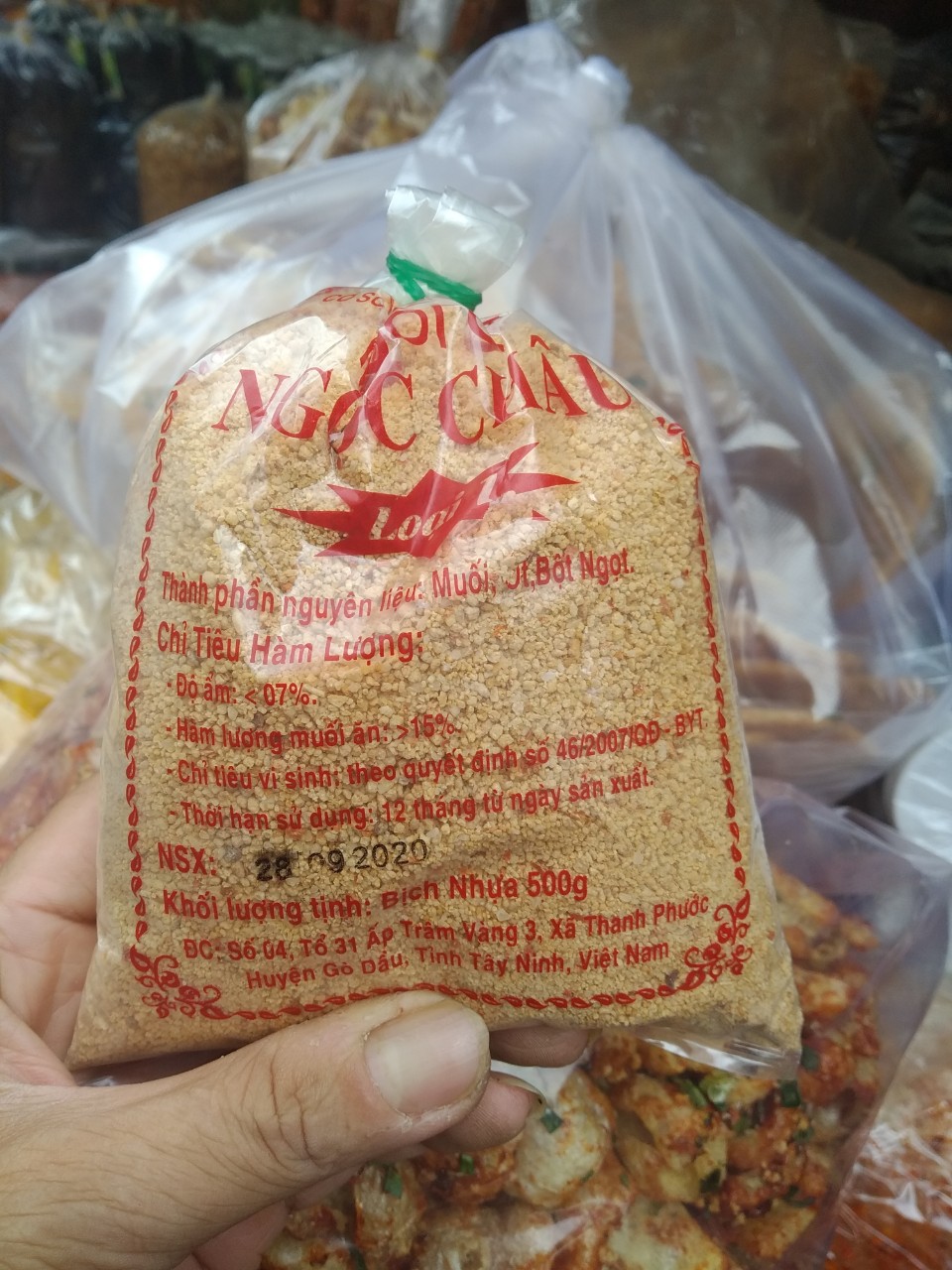 Hcm muối tôm tây ninh loại 1