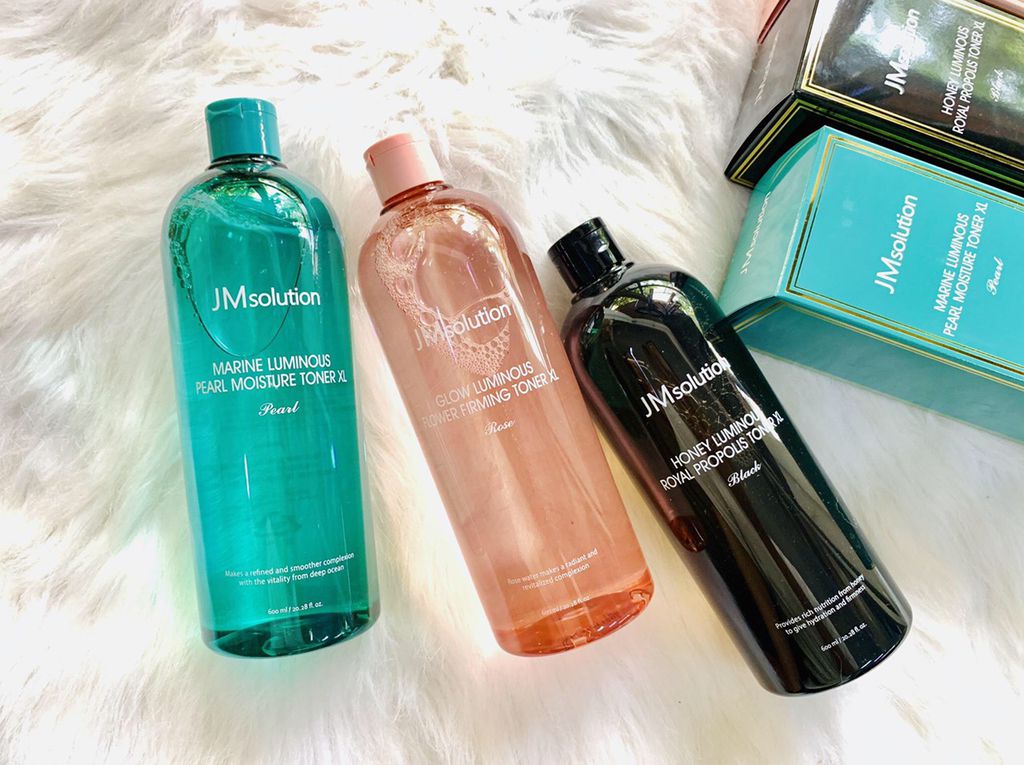 Nước Hoa Hồng Cấp Ẩm JM Solution Luminous Toner XL 600ml-đủ màu