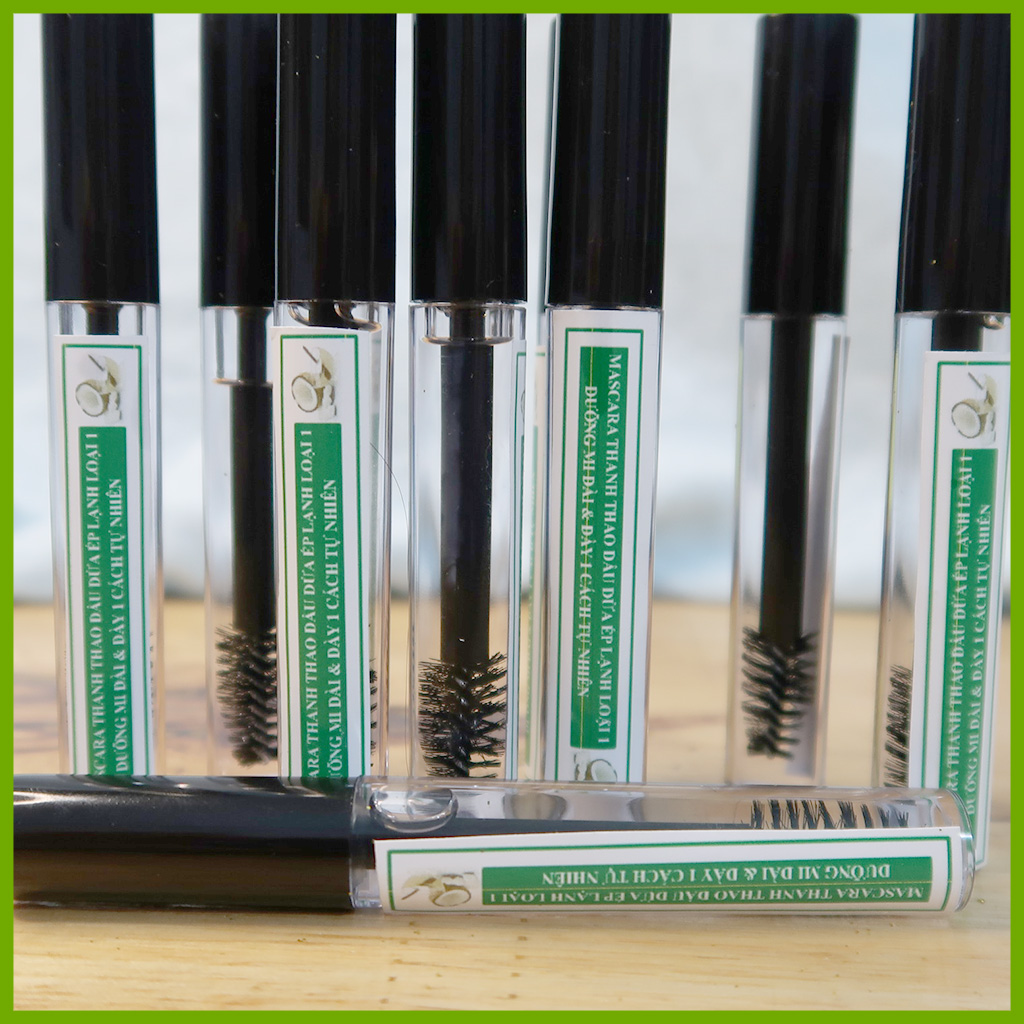 1 chai 10 ml dầu dừa dưỡng mi cong - macara dầu dừa nguyên chất 100% - dầu dừa ép lạnh loại 1