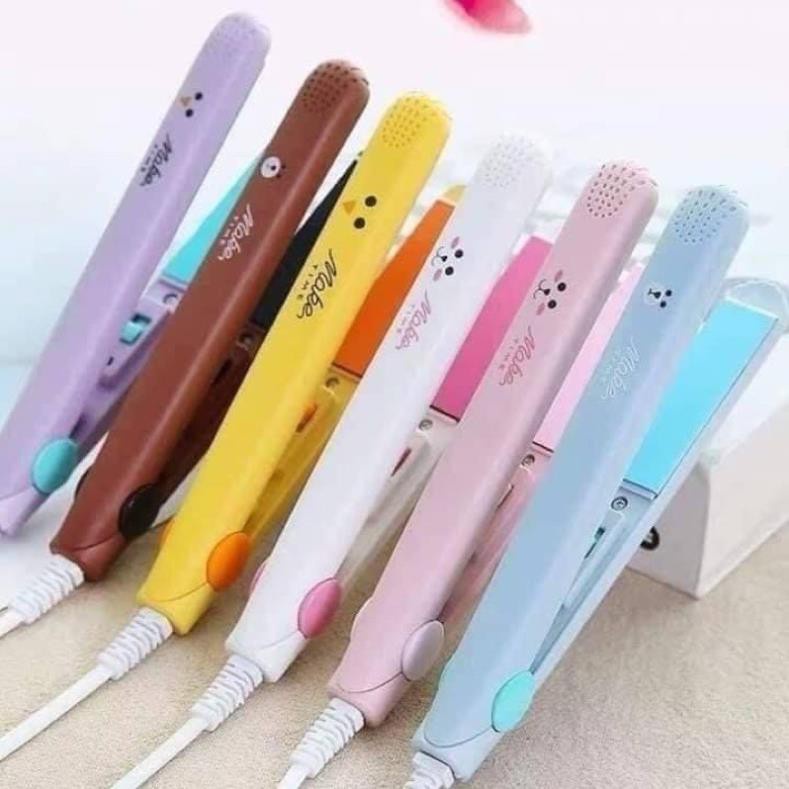 Máy làm tóc ép tóc uốn tóc duỗi tóc là tóc mini nhỏ gọn tiện lợi đa năng bỏ túi