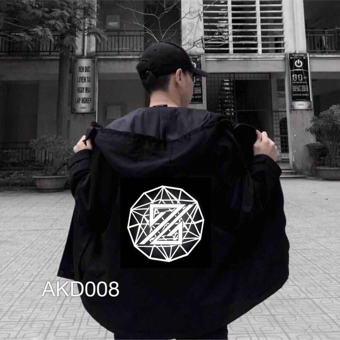 [ HOT HOT ] ÁO KHOÁC DÙ PHẢN QUANG NAM NỮ SIÊU ĐẸP MÀU ĐEN THỜI TRANG