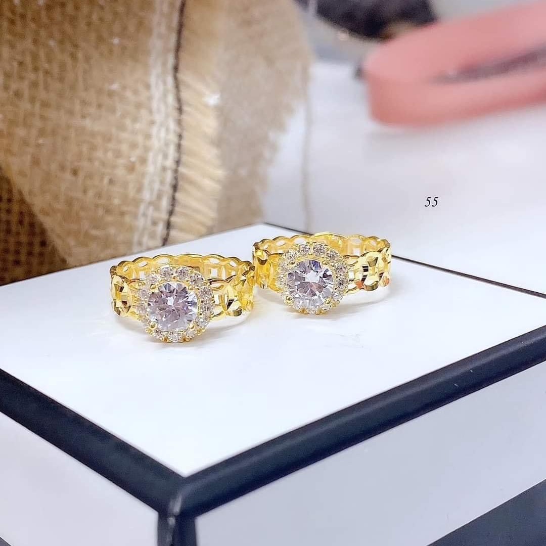 Nhẫn Nữ Kim Tiền Đá Cao Màu Phong Thủy May Mắn Tài Lộc - Mạ 6 Lớp Không Dị Ứng - Đeo Được Thời Gian Lâu - HN77657 - QJ - Dùng Đeo Đi Chơi Đi Hẹn Hò Xinh Xắn Đáng Yêu