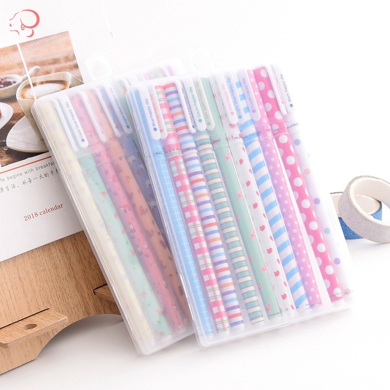 Set bút nước họa tiết dễ thương