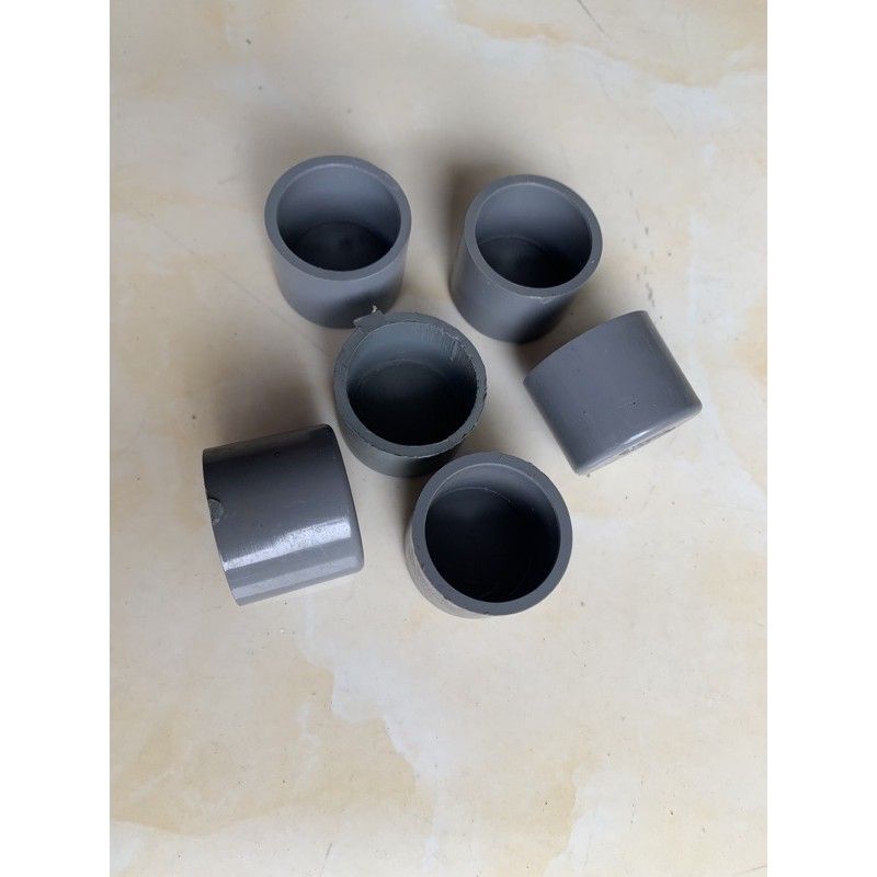 [SIÊU RẺ] Nắp bịt nhựa PVC, bịt chụp trơn PVC các cơ 21/27/34/42/48/60/75/90/110/140/160/200mm