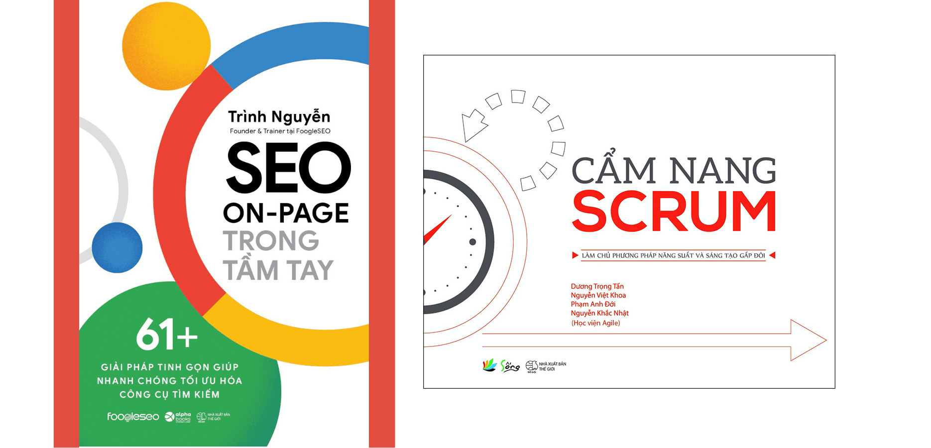 Nguyetlinhbook - Combo seo on page trong tầm tay và cẩm nang scrum.