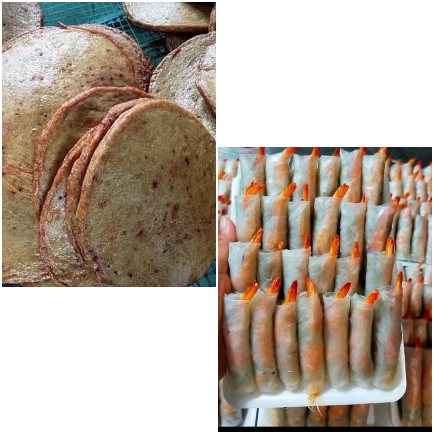 Combo 2: gồm 900g chả cá chiên và 1kg chả ram