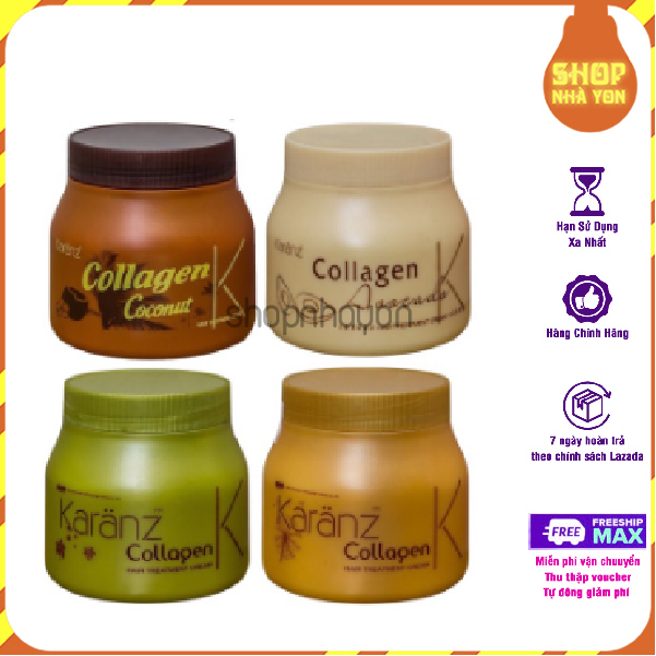 Kem ủ tóc hấp dầu Karanz Collagen 500ml/1000ml