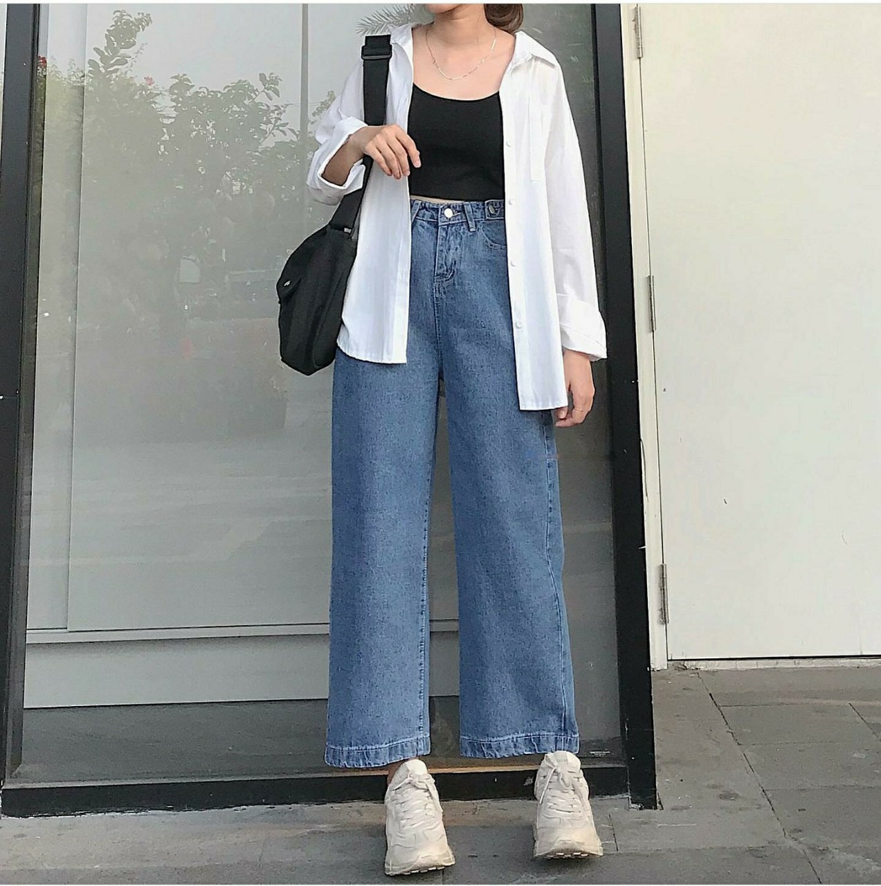 [ TUYỆT VỜI ÔNG MẶT TRỜI!!! ] QUẦN JEAN ỐNG RỘNG NỮ CAO CẤP NITI LAI CUỐN DÀI CỰC HOT HIT-NL123058
