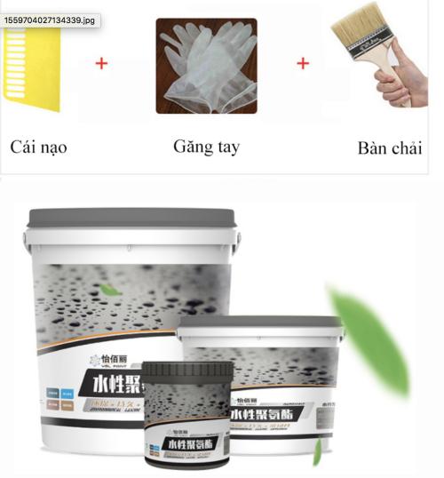 [HCM] - Sơn chống nước Polyurethane màu đen Nhật Bản (bộ 2 hộp) - BestMartVN Giá 920,164 Đồng*Miễn phí vận chuyển
