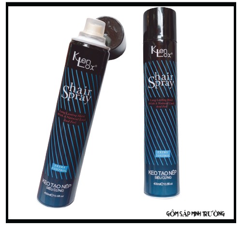 Gôm sịt tóc siêu cứng kenlox xanh 400ml
