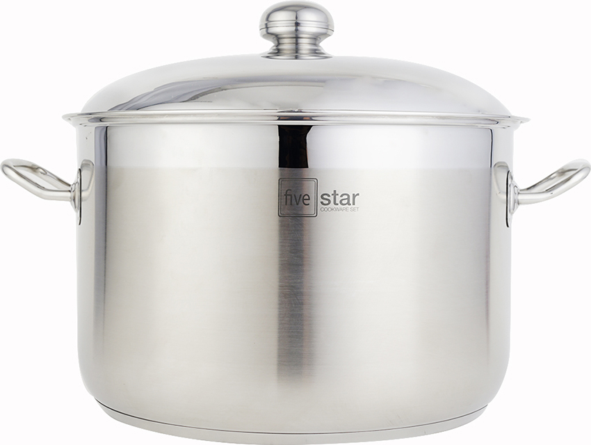 NỒI INOX 430 FIVESTAR 3 ĐÁY NẮP INOX SIZE 36CM