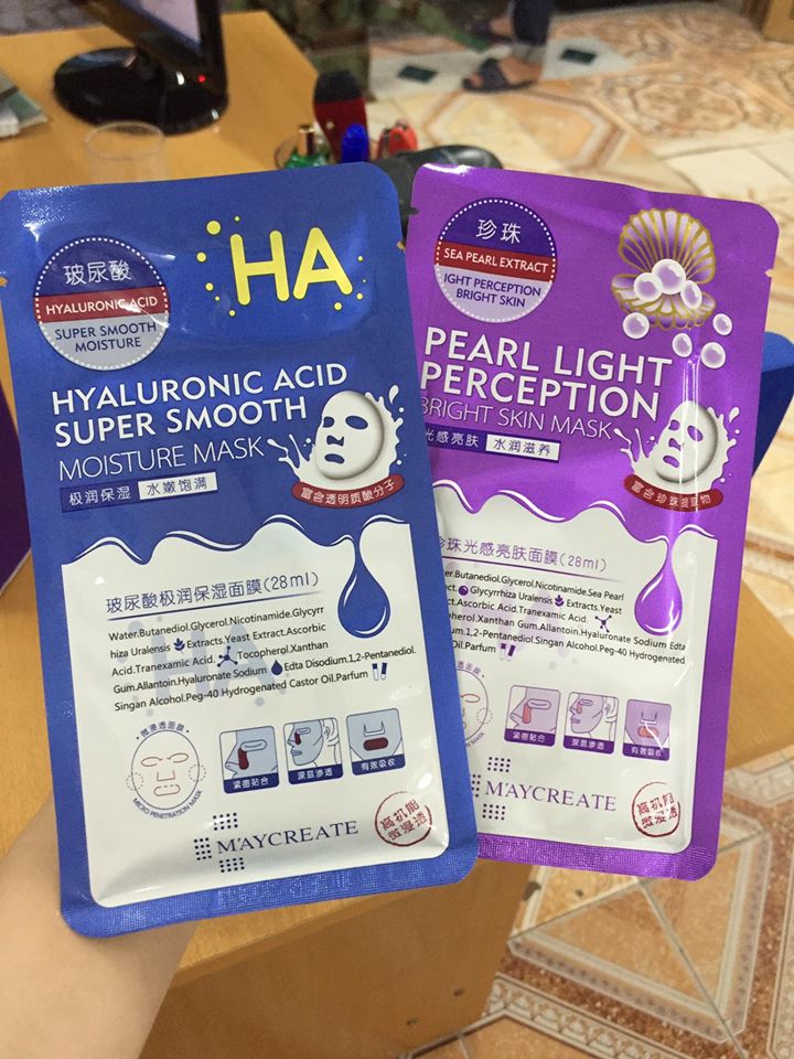 MẶT NẠ HA CẤP NƯỚC DƯỠNG TRẮNG DA XANH - TÍM