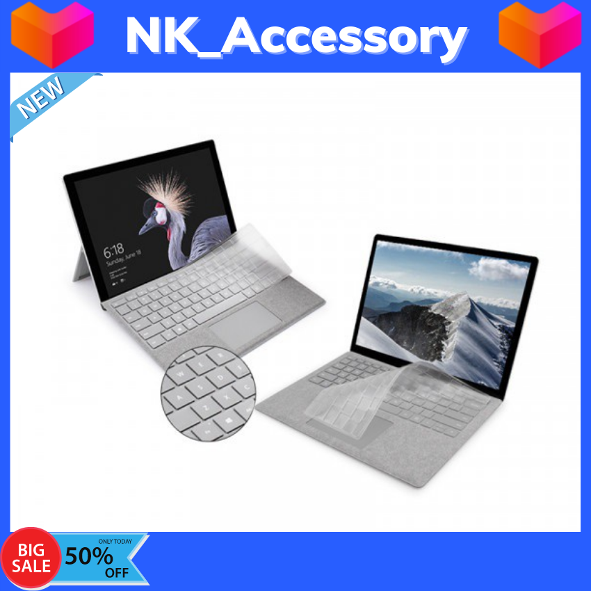 Miếng phủ bàn phím máy tính phủ bàn phím Surface đủ dòng Surface màu trong suốt chống bụi hiệu quả, phụ kiện, phụ kiện máy tính, bảo vệ máy tính, miếng phủ bàn phím, phủ bàn phím chống bụi