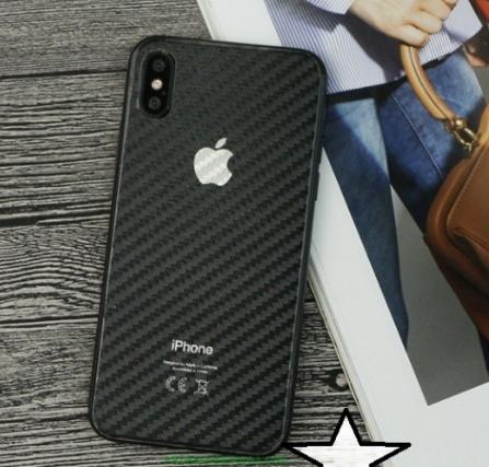 SKIN DÁN VÂN CACBON MẶT SAU MÁY CHO IPHONE 5/5s/6G/6S/6P/7P/8P/X/XS/XS MAX