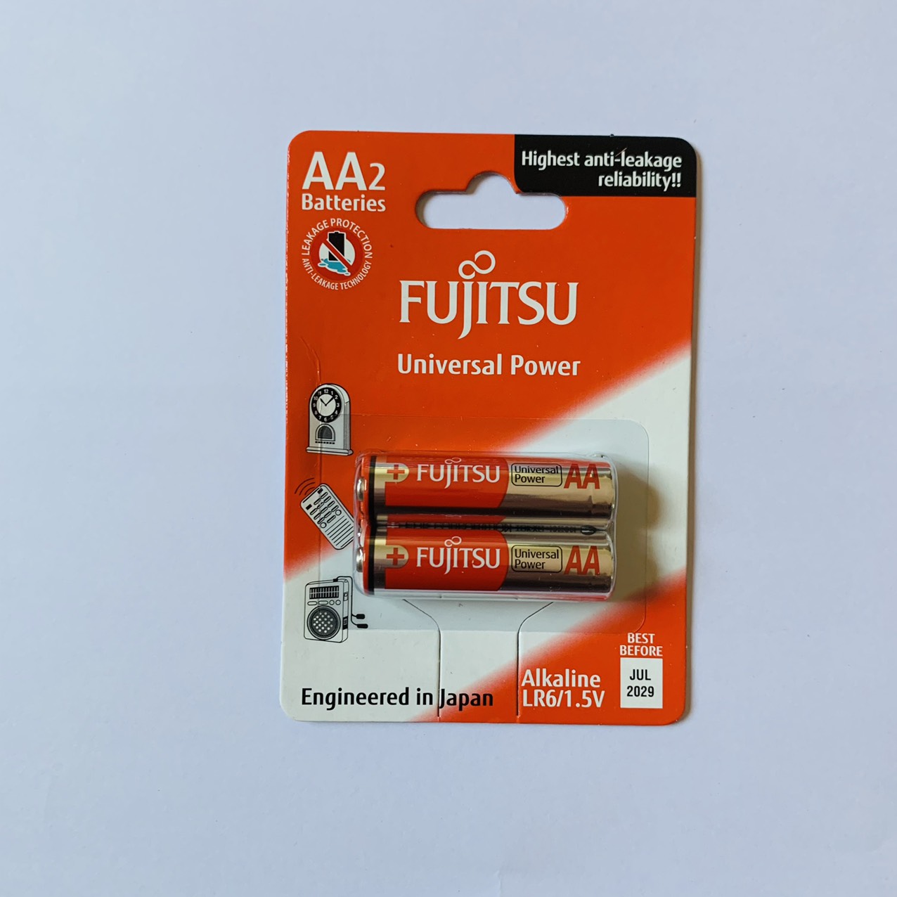 Combo 3 đôi pin tiểu/AA/LR6  Alkaline Fujitsu LOẠI TỐT
