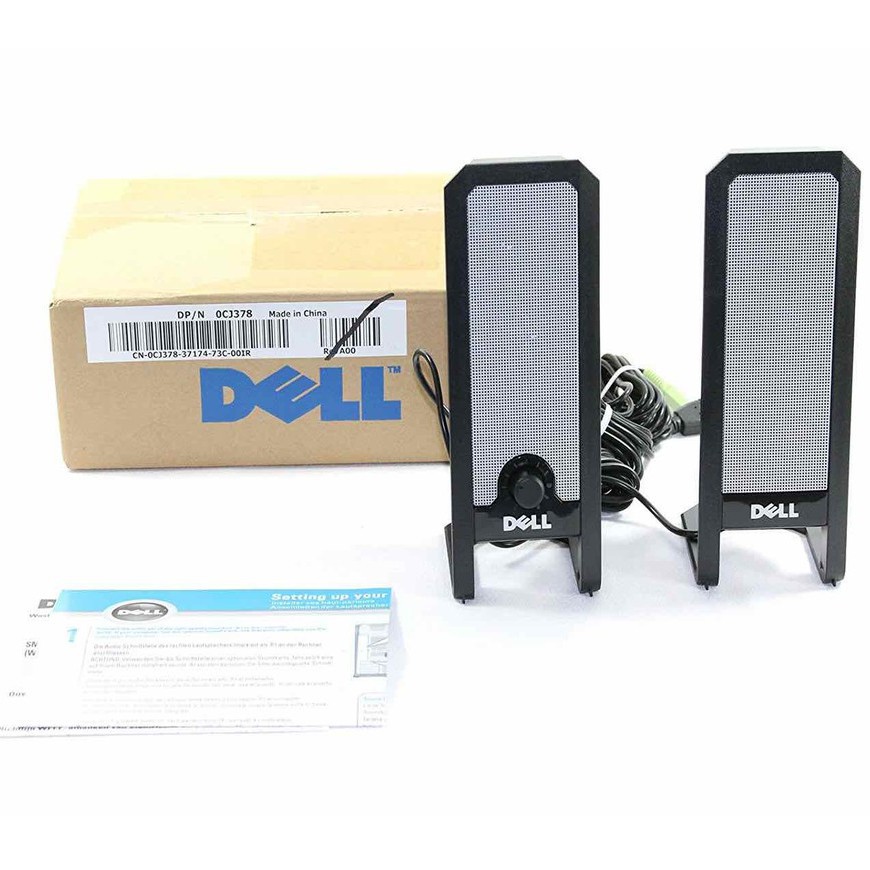 Loa vi tính Dell AX225 2.0 chính hãng nghe nhạc hay ấm cho điện thoại và máy tính