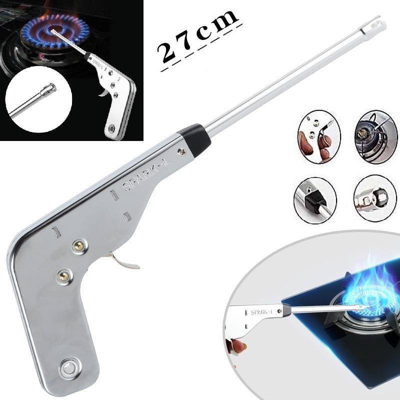 Bật lửa mồi bếp mhq-144 tia lửa điện plasma, không sử dụng pin, không dùng gas vòi mồi dài 27cm