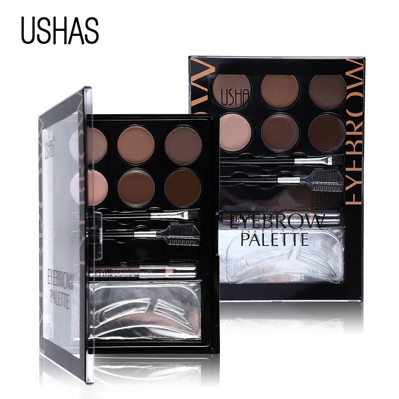 [HCM]Bộ Trang Điểm Mắt 6 Món (Chì Kẻ + Cọ Chải + Phấn Mắt + Khuôn Kẻ Lông Mày + Cọ Đánh Phấn + Kem Che Khuyết Điểm)