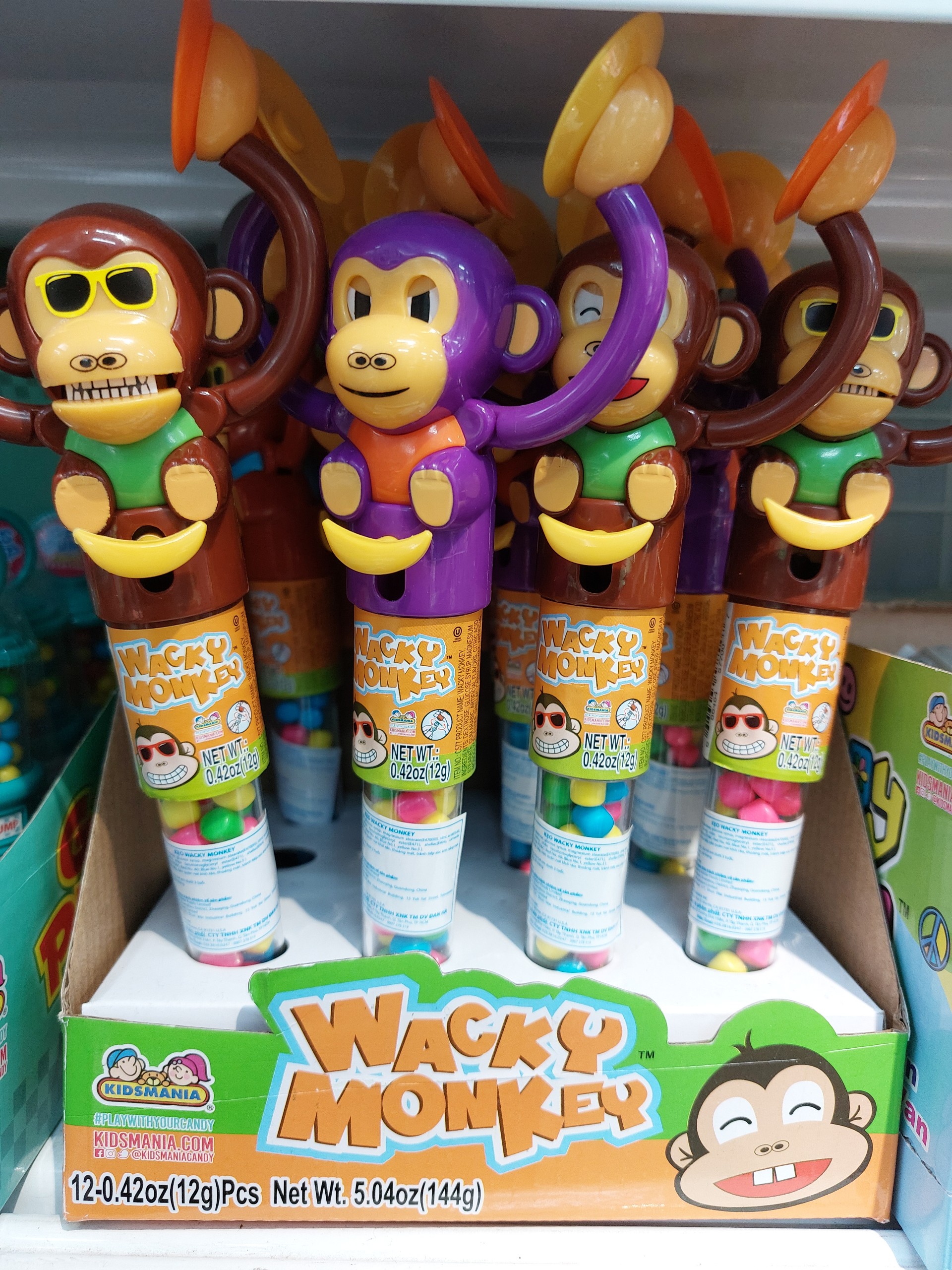 Kẹo đồ chơi khỉ vỗ tay 12g Kidsmania - Bách Hóa Chú Hoài