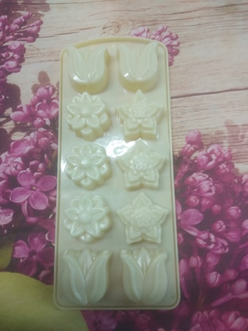 Bộ 4 khuôn rau câu khuôn đá hình hoa tulip