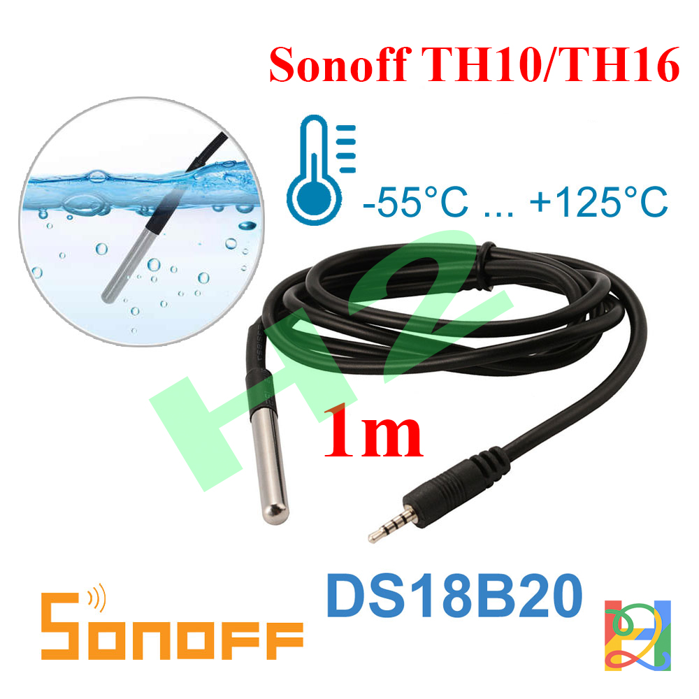 Sonoff DS18B20 Cảm biến nhiệt độ độ chính xác cao dùng cho công tắc wifi sonoff TH10,TH16
