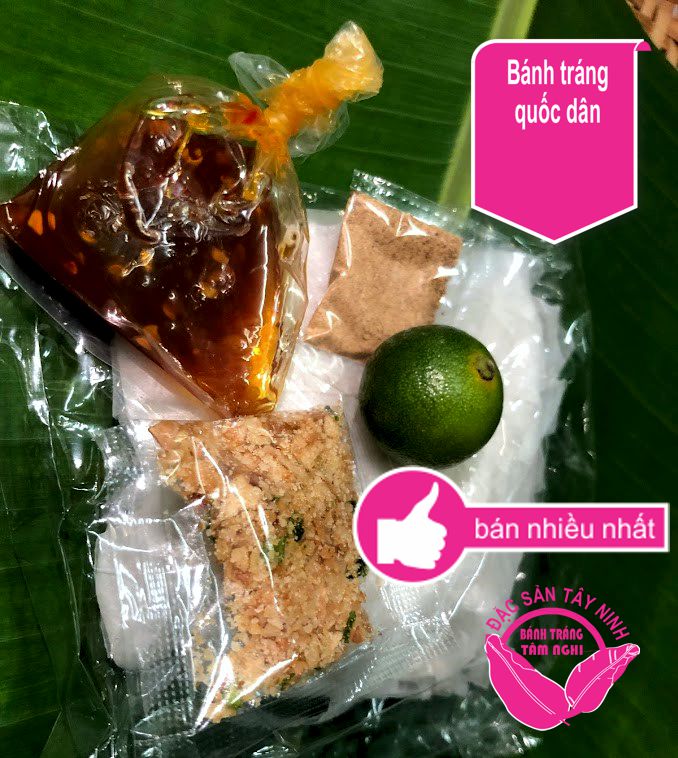 Bánh tráng phơi sương sốt tắc loại 100g