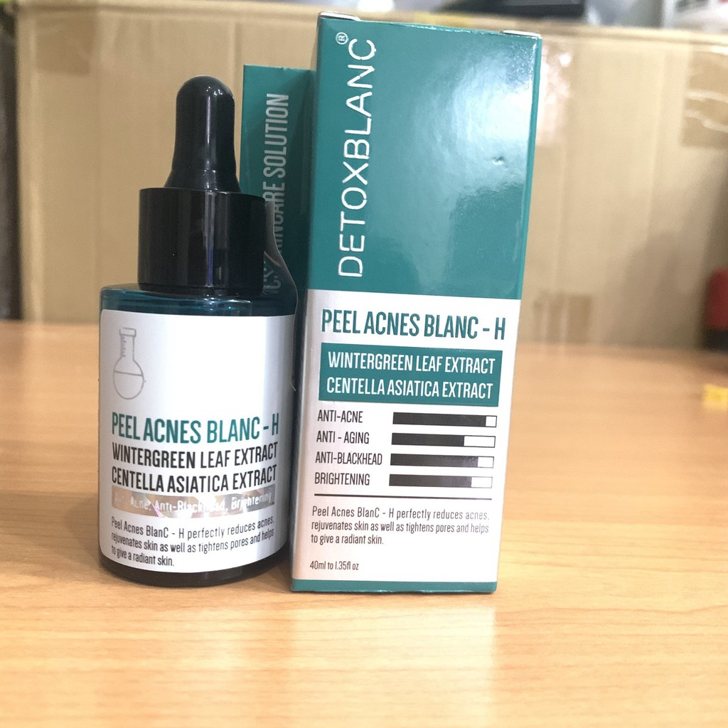 Serum cho da mụn detox blanc Mẫu H