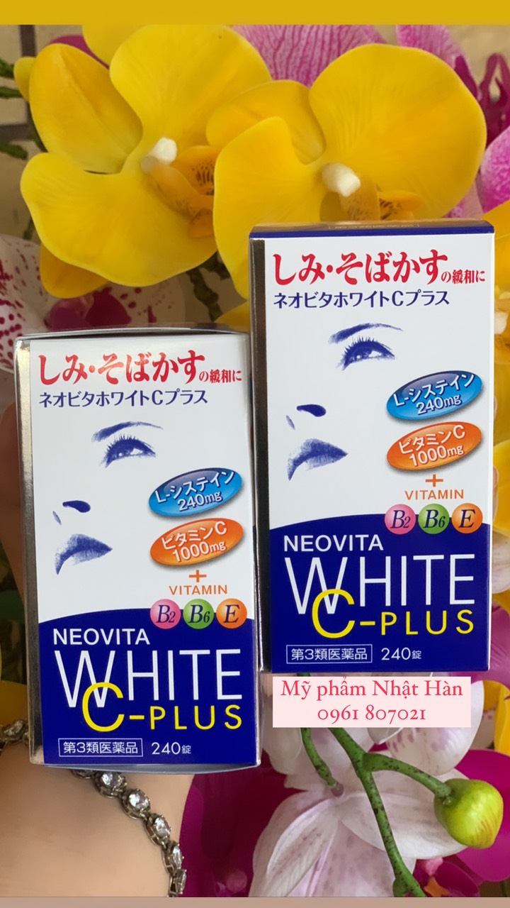 Viên uống trắng da, mờ thâm nám Vita White Plus 240 viên Nhật Bản SALE
