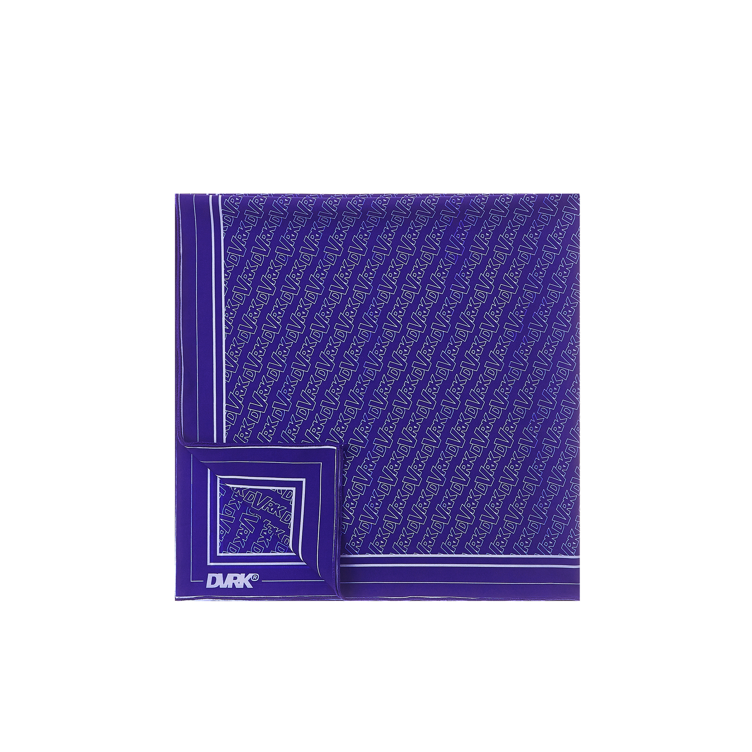 Dvrk - khăn bandana vuông hoạ tiết dvrk - dvrk - 21ss