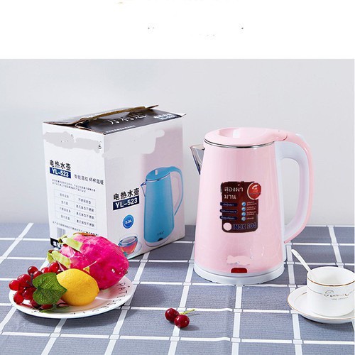 Ấm Siêu Tốc 2 Lớp 2.5L Thái Lan Chính Hãng - Ấm Đun Nước Siêu Tốc