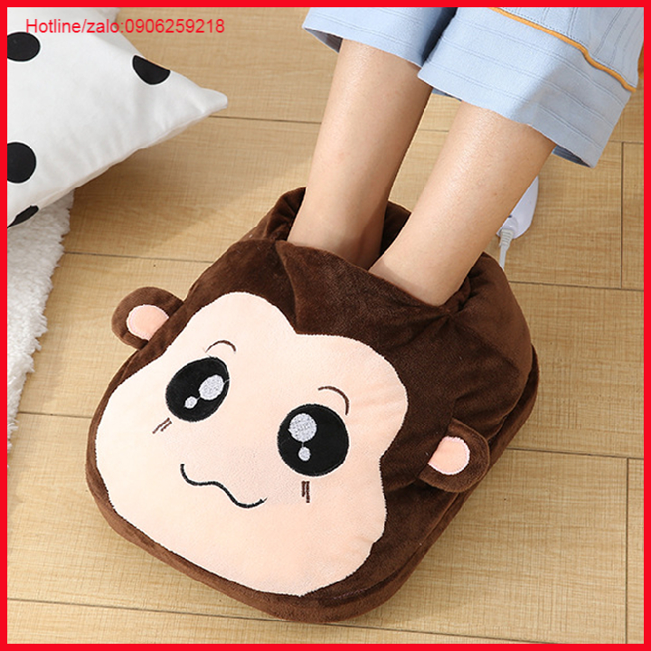 Túi sưởi chân hình thú cute - Túi ủ ấm chân mùa đông sạc điện hình thú đáng yêu- Túi sưởi chân văn phòng sạc điện siêu nhanh siêu bền