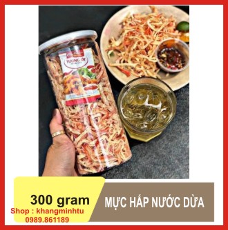 Mực sợi hấp nước dừa
