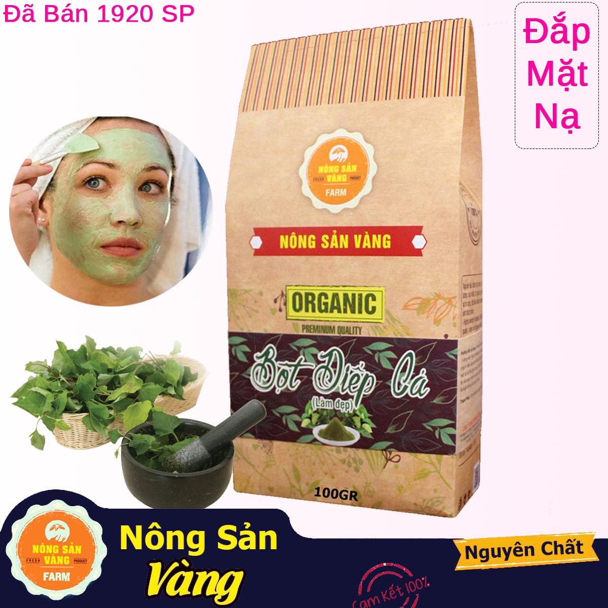 [HCM]Bột Diếp Cá (Làm Đẹp) 100Gr Dưỡng Da Mềm Mịn Bột Rau Diếp Cá Giúp Da Săn Chắc Giảm Nhờn - Nông Sản Vàng