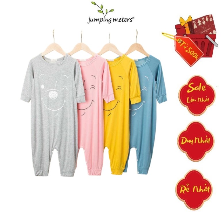 Body đùi dài tay cho bé trai- bé gái chính hãng Jumping Meters BD2