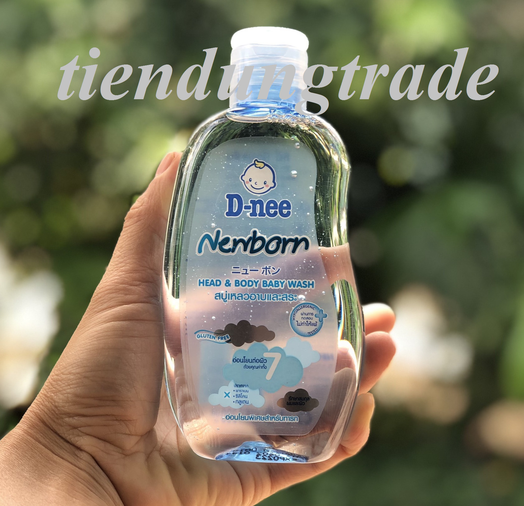 Tắm gội toàn thân Dnee cho bé từ 0-3 Tuổi Chai 200ml Thái Lan