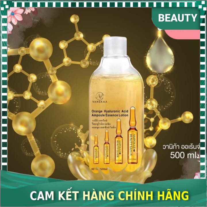 Toner tinh chất vàng lá 24k Vanekaa, dưỡng ẩm da