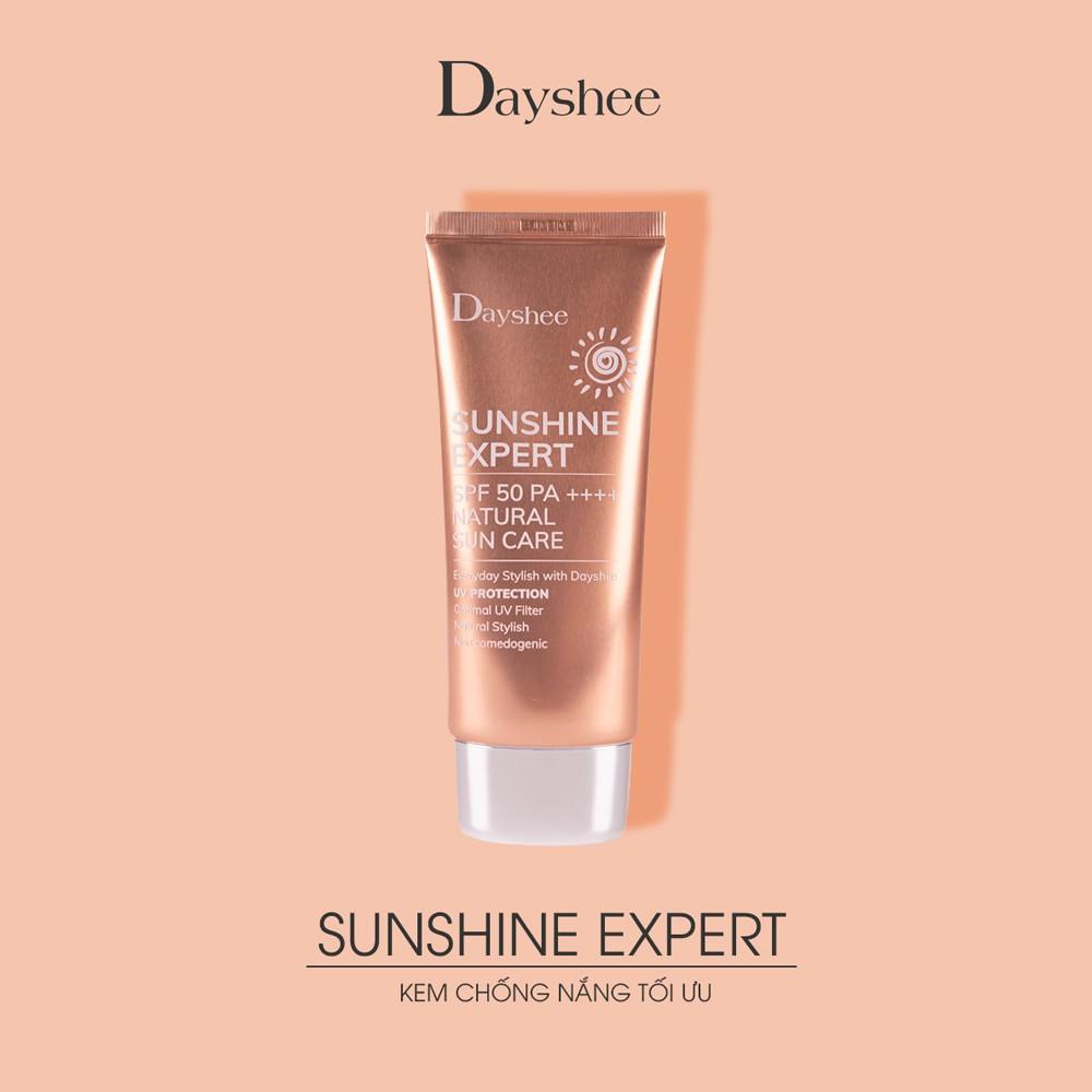Dayshee kem chống nắng bảo vệ da tối ưu sunshine expert spf50 pa++++ 50ml