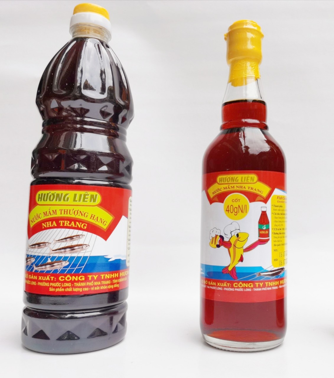 Combo 2 chai nước mắm Nha Trang Hương liên loại 40 đạm và 25 đạm