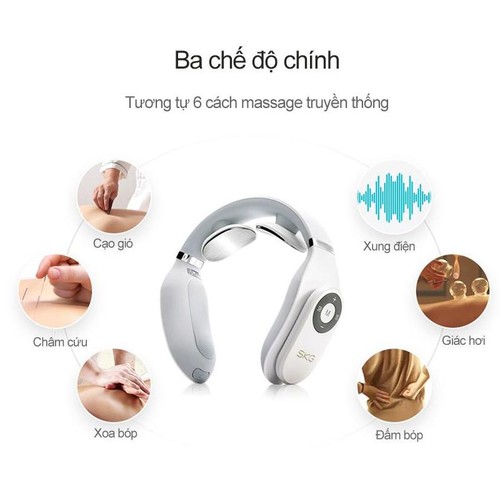 Máy massage cổ vai gáy thông minh SKG