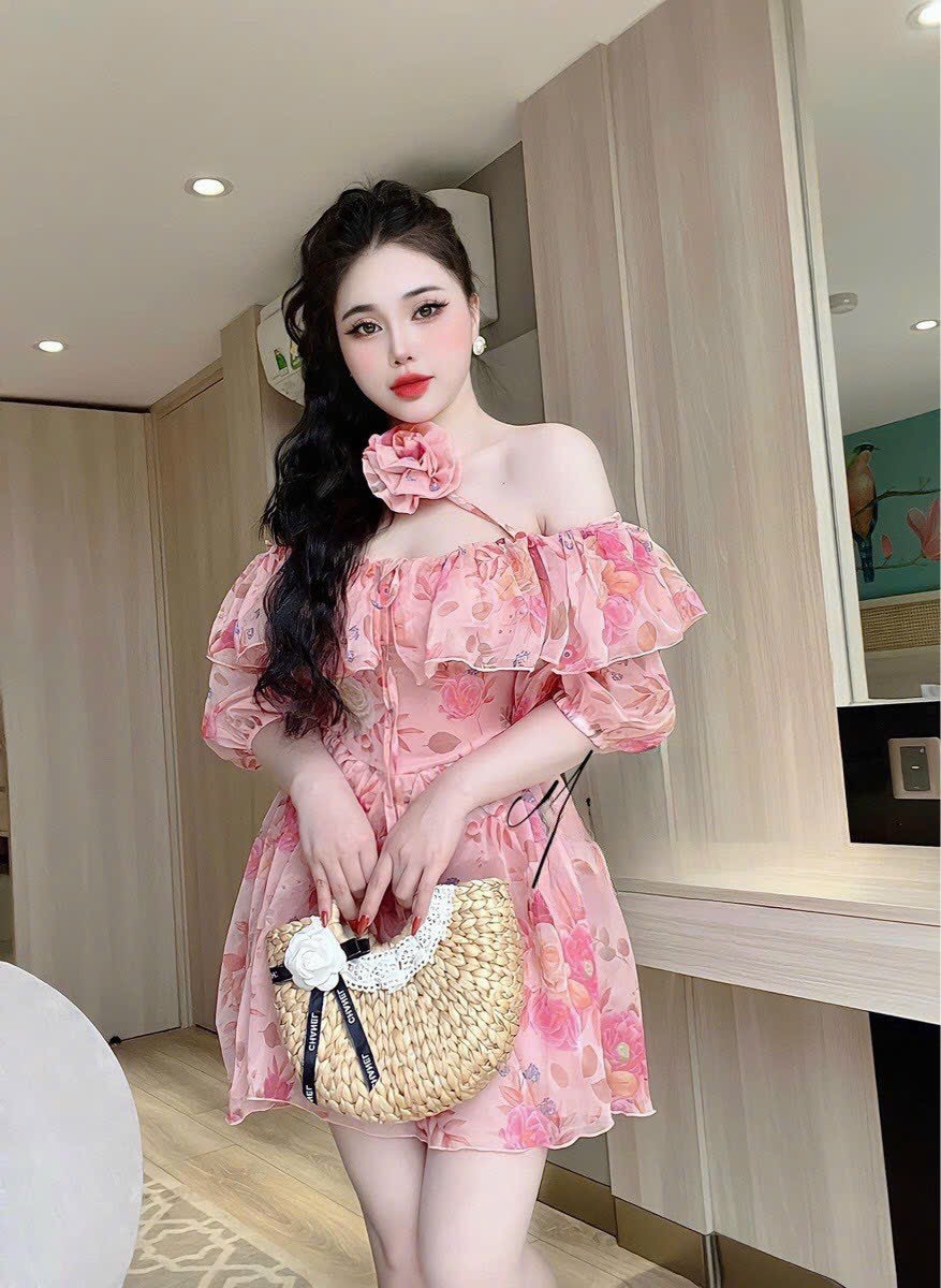 Váy Hoa Nhí Trễ Vai Tay Dài giá rẻ Tháng 72023BigGo Việt Nam