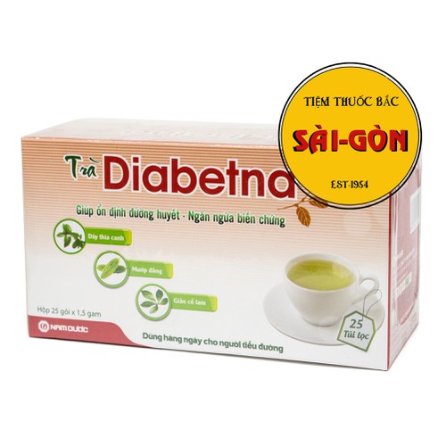 [HCM]Trà Diabetna Giúp ổn định đường hu.yết - Hộp 25 gói