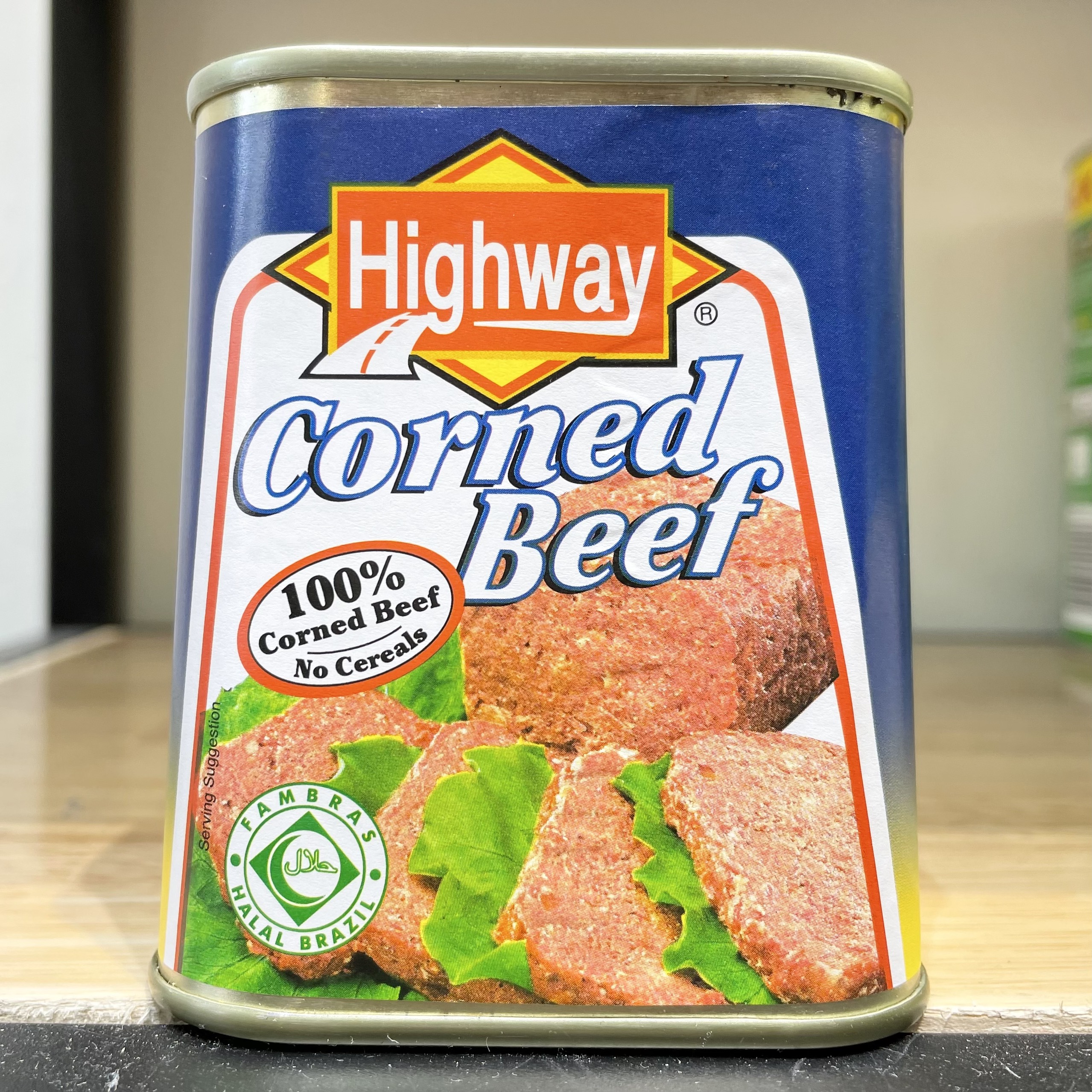 Thịt bò hầm highway corned beef hộp 340 gram hàng nhập