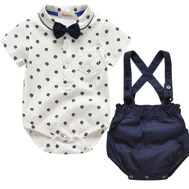 Set body quần short yếm đáng yêu cho bé trai