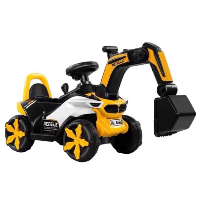 xe cần cẩu điện, chòi chân 6188 có thể tiến lùi và nâng hạ cần cẩu