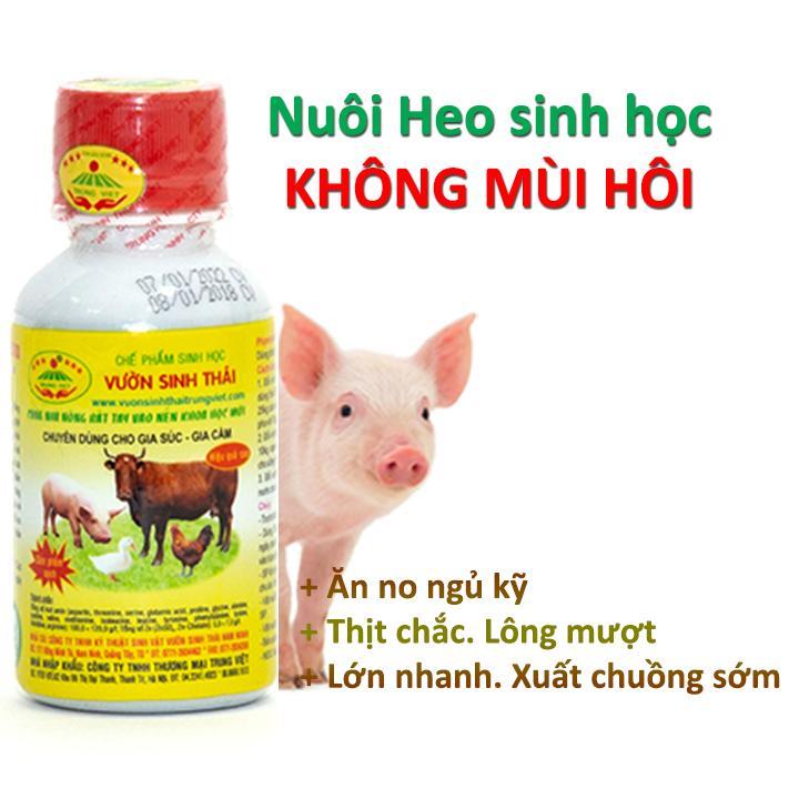 Chế phẩm sinh học Vườn Sinh Thái NANO vượt trội Chăn Nuôi