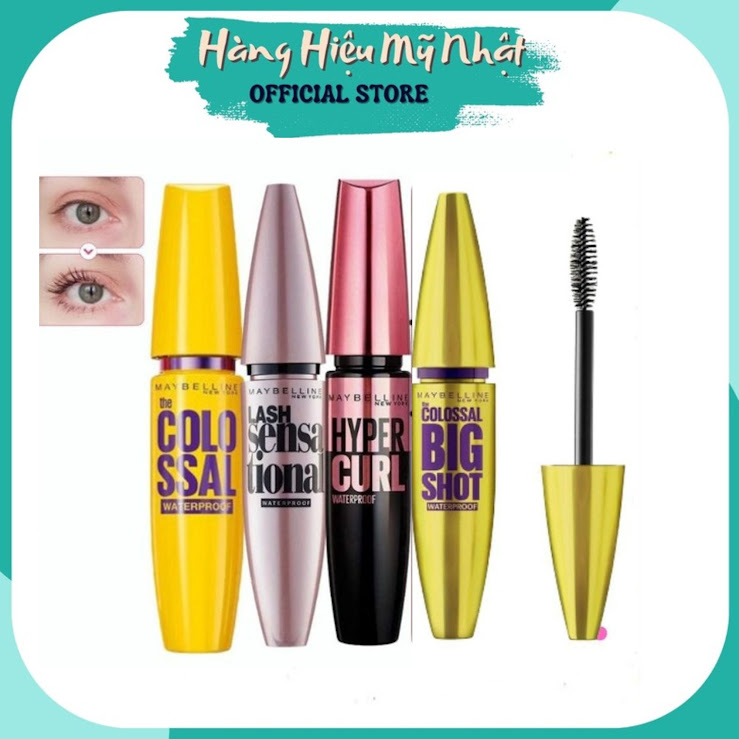 Mascara Maybeline Lash Sensational làm cong mi. Có sẵn