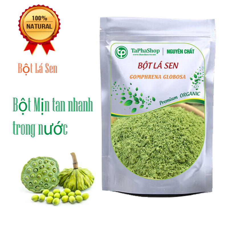 Bột lá sen nguyên chất 200g