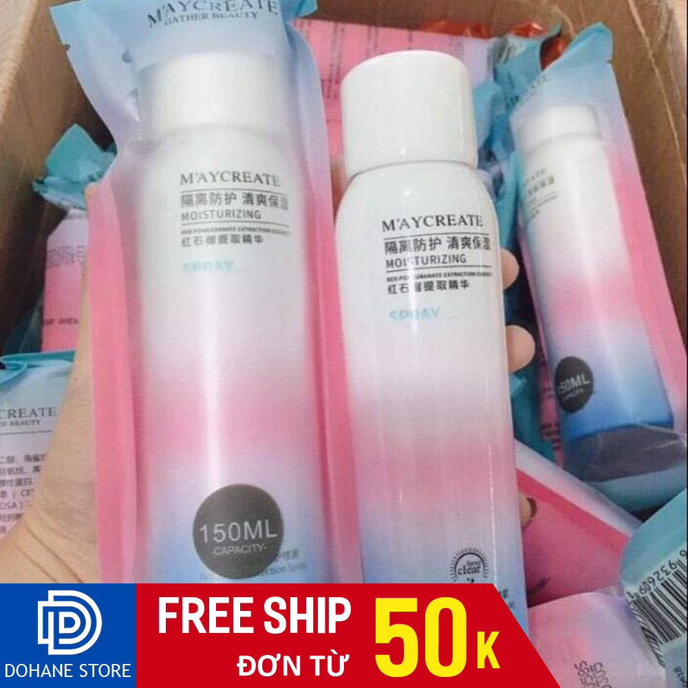 Xịt chống nắng body toàn thân trắng da nâng tone Maycrea DSCN7 - Chai xịt chống nắng trắng da