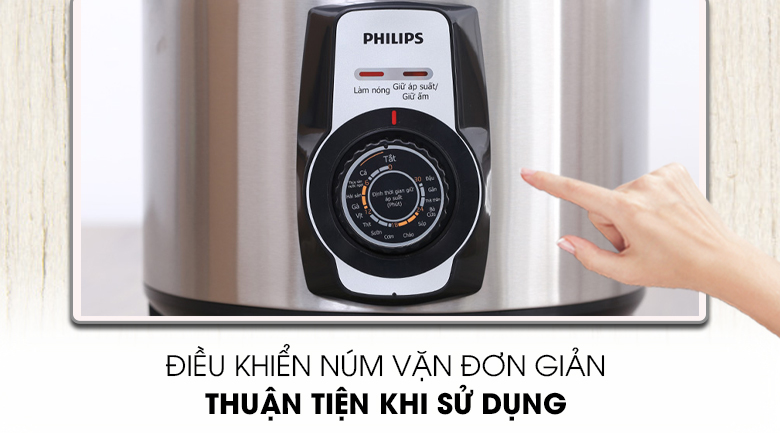 Nồi áp suất điện philips hd2103/66 5 lít