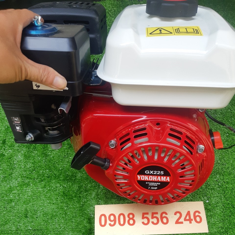 Máy nổ Yokohama 7,5hp cốt xéo chậm tua cam sắt